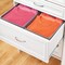 mDesign Fabric Modular Closet Organizer Box for Cube Units, 8 Pack